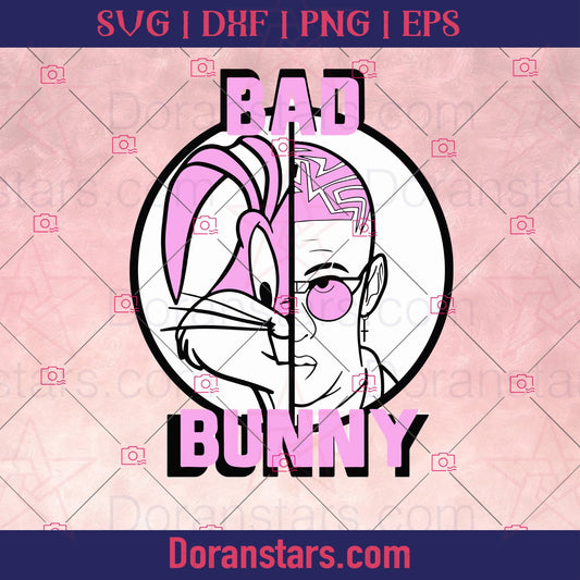 Bad bunny svg file, Badbunny svg, Bad Bunny cut file | Bad Bunny silhouette | Bad Bunny Cricut Cut Files, Digital Cut Files