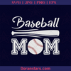 Baseball Mom, Bat and Ball, Softball, Baseball, Sport, Sport Passion logo, Svg Files For Cricut, Dxf, Eps, Png, Cricut Vector, Digital Cut Files Download - doranstars.com
