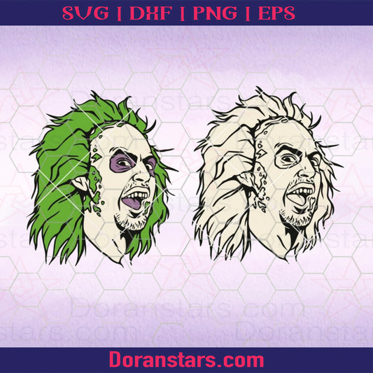 Beetlejuice Cut Files  80s Movie Design  Beetlejuice Halloween Svg  Digital Download svg dxf png eps