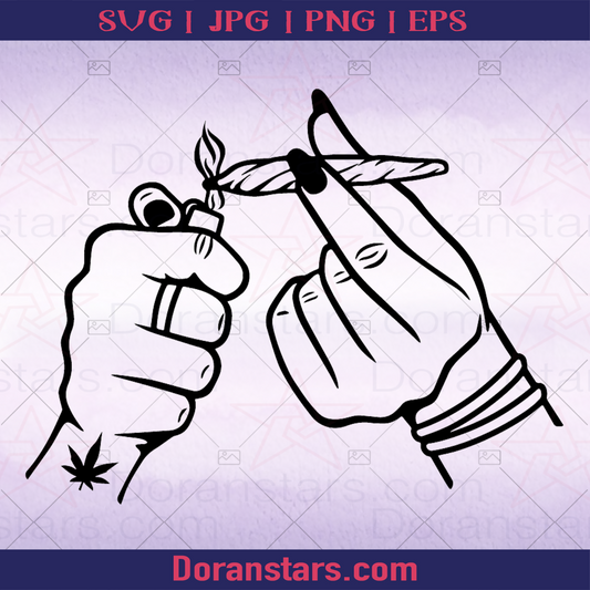 Best Buff Puff Puff Pass, Lighting Up Cannabis logo, Svg Files For Cricut, Dxf, Eps, Png, Cricut Vector, Digital Cut Files