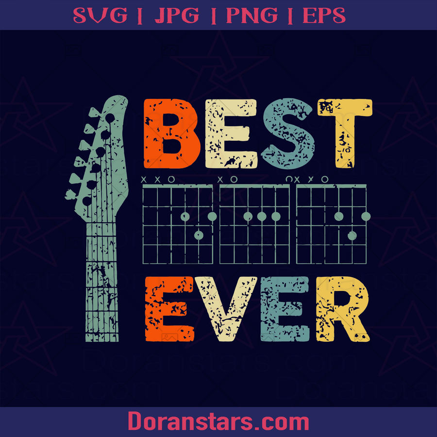 Best Dad Ever Play Bass, Dad Bassist Father, Blood Father, Father and Son, Father's Day, Best Dad, Family Meaningful Design Gift, Music, Music Band logo, Svg Files For Cricut, Dxf, Eps, Png, Cricut Vector, Digital Cut Files Download - doranstars.com
