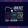 Best Dad Ever Who Plays Guitar and A Guitarist, Father, Blood Father, Father and Son, Father's Day, Best Dad, Family Meaningful Design Gift, Music, Music Band logo, Svg Files For Cricut, Dxf, Eps, Png, Cricut Vector, Digital Cut Files Download - doranstars.com