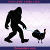Bigfoot Thanksgiving Shirt, Funny Turkey Sasquatch Gift For Men And Women, Thanksgiving day svg - Instant Download - Doranstars