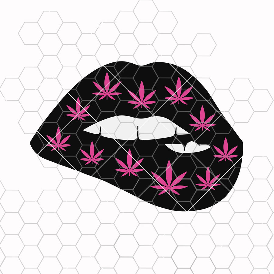 Biting lip svg, weed lips svg, cannabis svg, marijuana svg, weed leaf svg, rolling tray svg, bad girl svg, cannabis svg, stoner girl svg