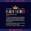 Black Father Father, Blood Father, Father and Son, Father's Day, Best Dad, Family Meaningful Design Gift logo, Svg Files For Cricut, Dxf, Eps, Png, Cricut Vector, Digital Cut Files Download - doranstars.com