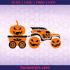Boys Monster Truck Boo Truck Boy Halloween Svg  Halloween Truck  Pumpkin Svg