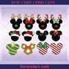 Bundle svg, Christmas svg, Mickey mouse - Disney christmas  Instant Download - Doranstars