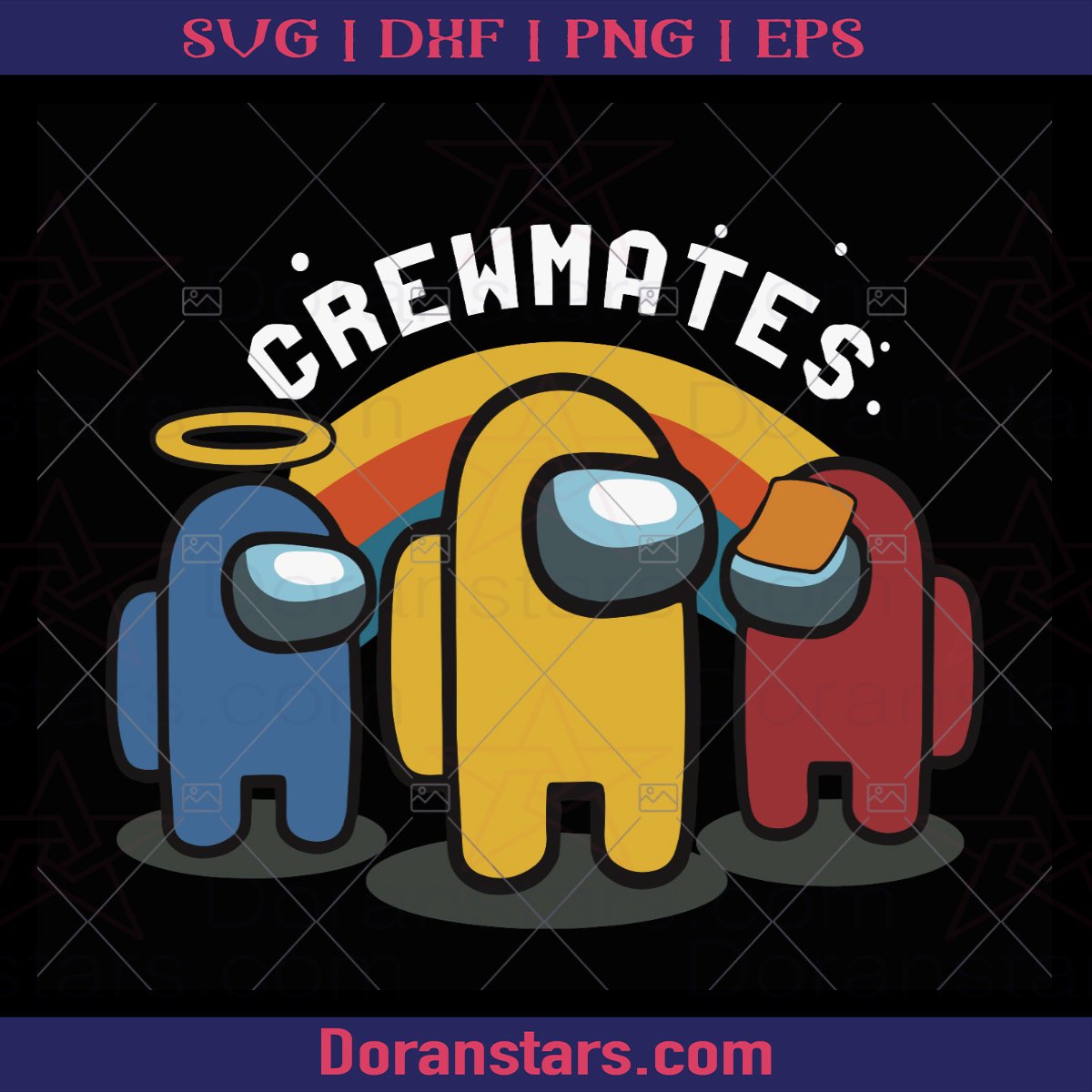 Among Us Cute Among Us svg - Instant Download - Doranstars