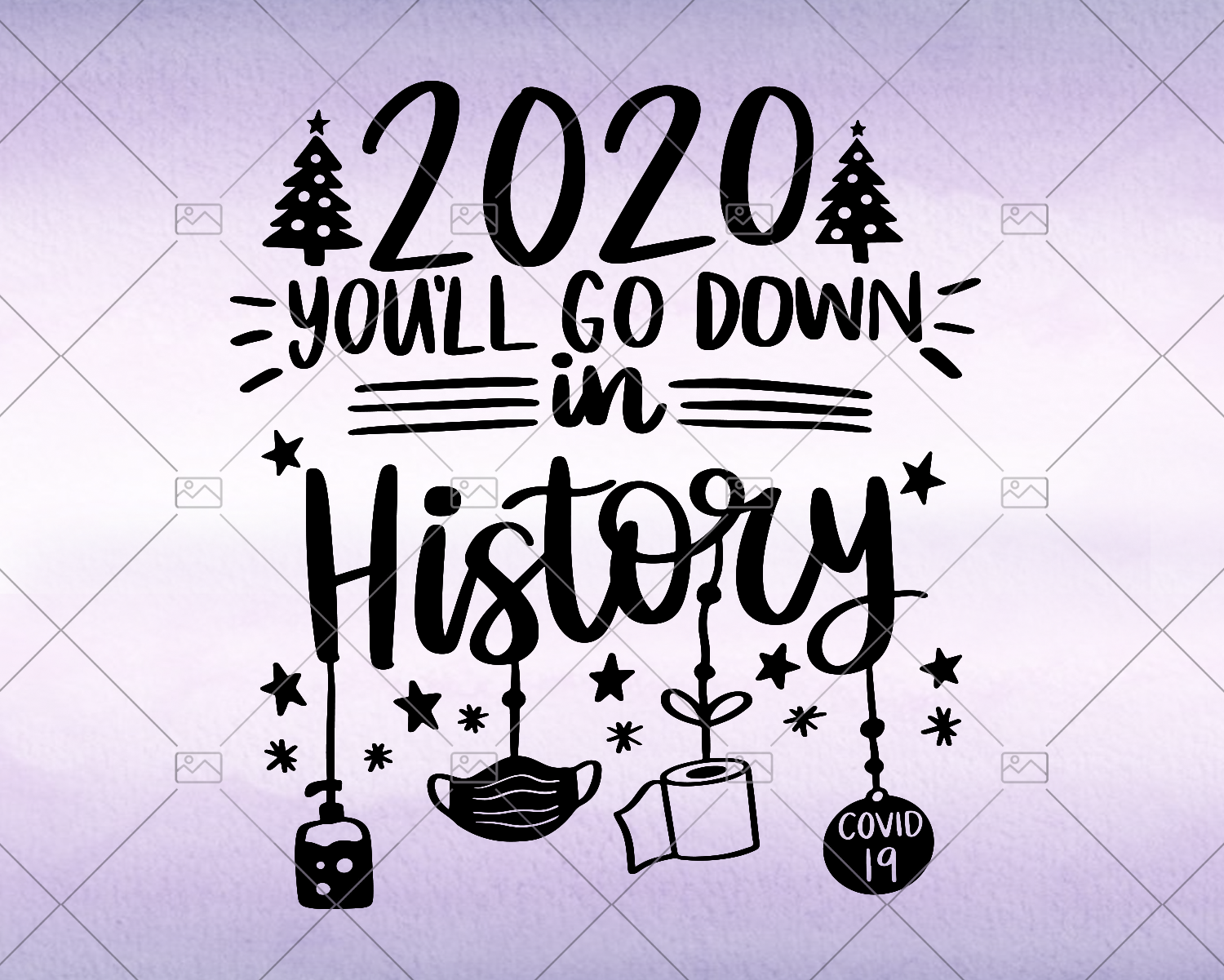 Christmas Quarantine 2020 SVG, Social Distancing, Christmas svg 2020 - Instant Download - Doranstars