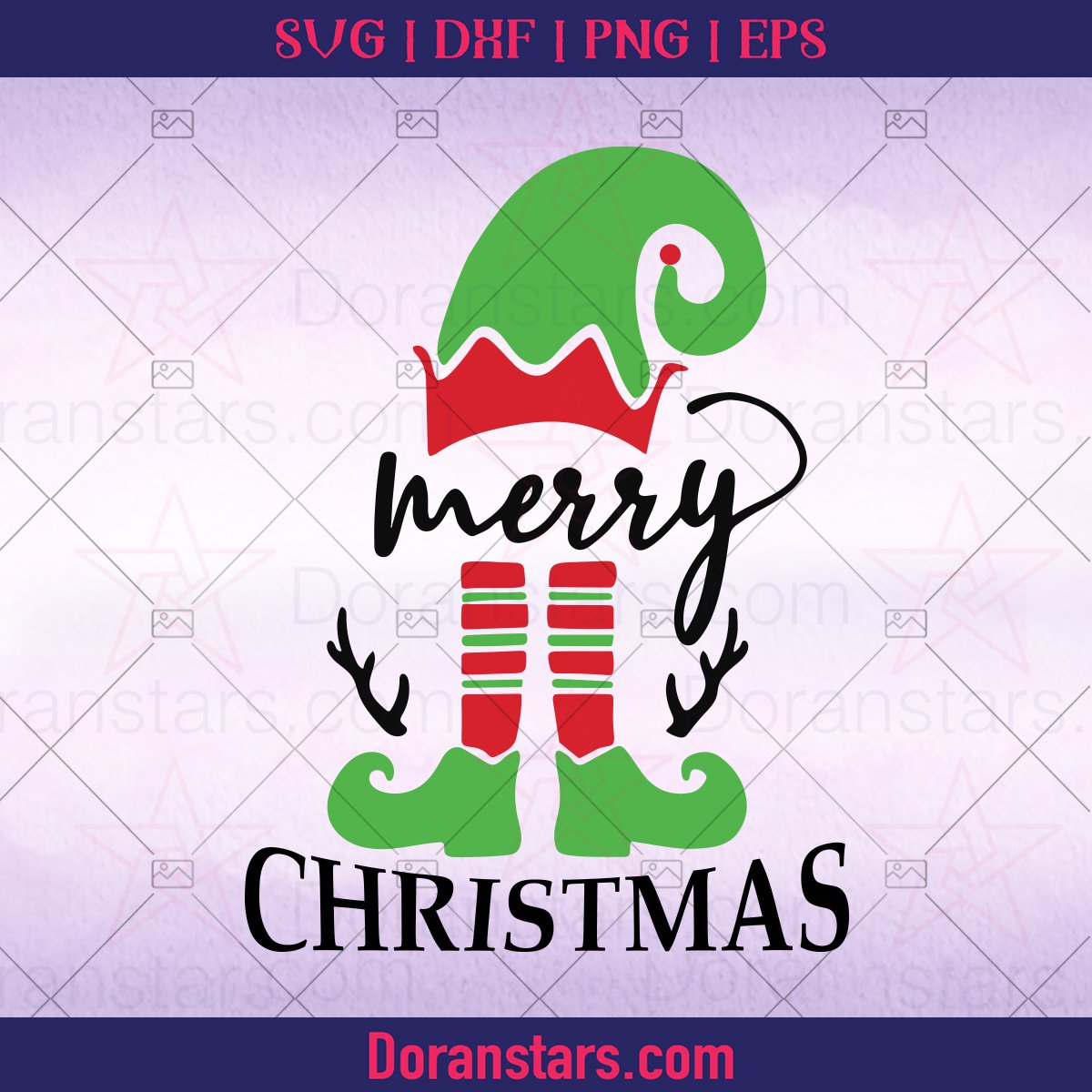 Christmas elf svg, Merry Christmas, Christmas svg, png, dxf, eps. jpg - Instant Download - Doranstars