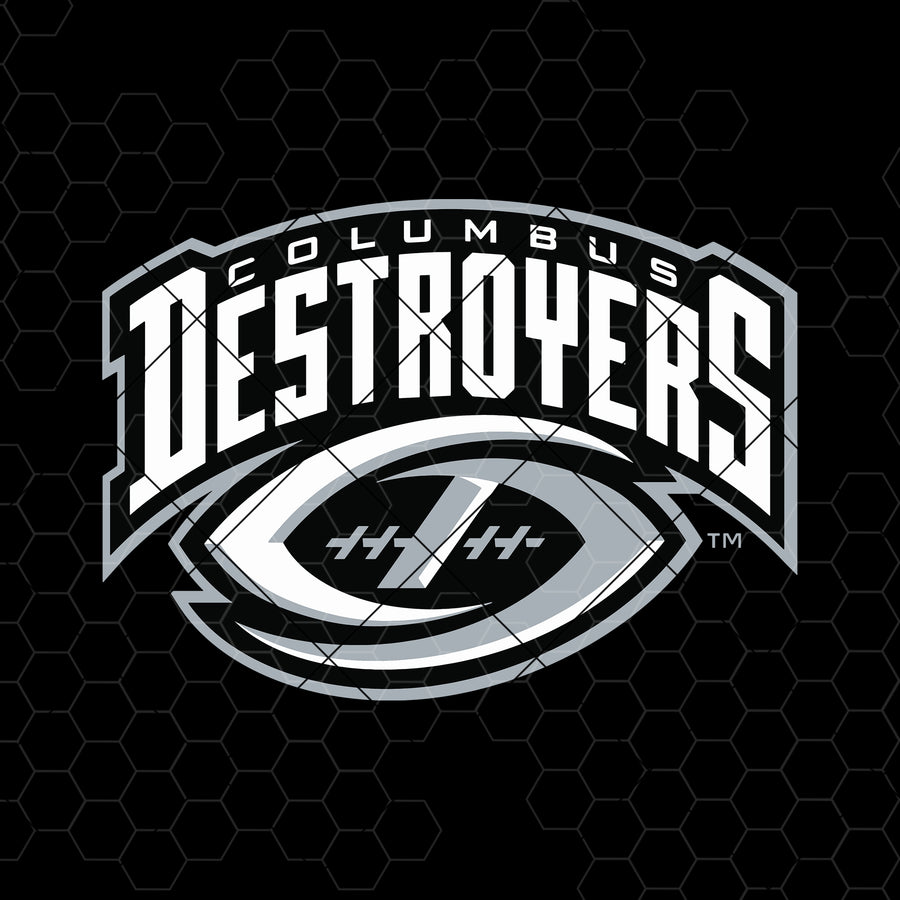 Columbus Destroyers Digital Cut Files Svg, Dxf, Eps, Png, Cricut Vector, Digital Cut Files Download