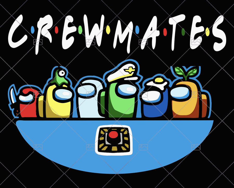 Crewmates - Among Us - Svg, Instant Download - Doranstars