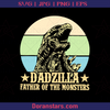 DadZilla Father Of The Monsters, Father, Dad, Family, Father's day, Kong vs Godzilla, Godzilla, Cool logo, Svg Files For Cricut, Dxf, Eps, Png, Cricut Vector, Digital Cut Files Download - doranstars.com