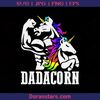 Dadacorn SVG Dadacorn T Shirt Muscle Unicorn Dad Baby Fathers Day Gift Cut File, DxF, EPS, PDF, PnG, SVG, Silhouette, Cricut Design logo, Svg Files For Cricut, Dxf, Eps, Png, Cricut Vector, Digital Cut Files Download - doranstars.com