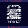 Daddy Viking Father, Blood Father, Father and Son, Father's Day, Best Dad, Family Meaningful Design Gift, Strong, Manly Dad logo, Svg Files For Cricut, Dxf, Eps, Png, Cricut Vector, Digital Cut Files Download - doranstars.com