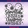 Disney Christmas Svg, Snowflake Kisses Christmas Wishes Svg, Mickey Christmas  Svg, Dxf, Png, Eps Instant Download - Doranstars