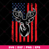 Distressed American logo, Svg Files For Cricut, Dxf, Eps, Png, Cricut Vector, Digital Cut Files, Cool, Deer, America Dream
