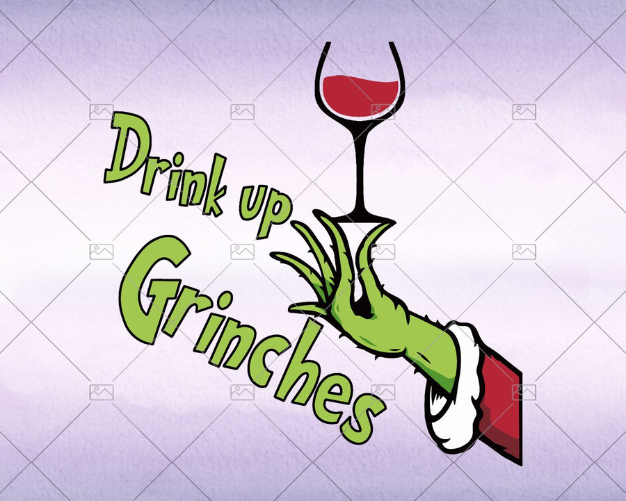 Drink Up Grinches Svg, Instant Download - Doranstars