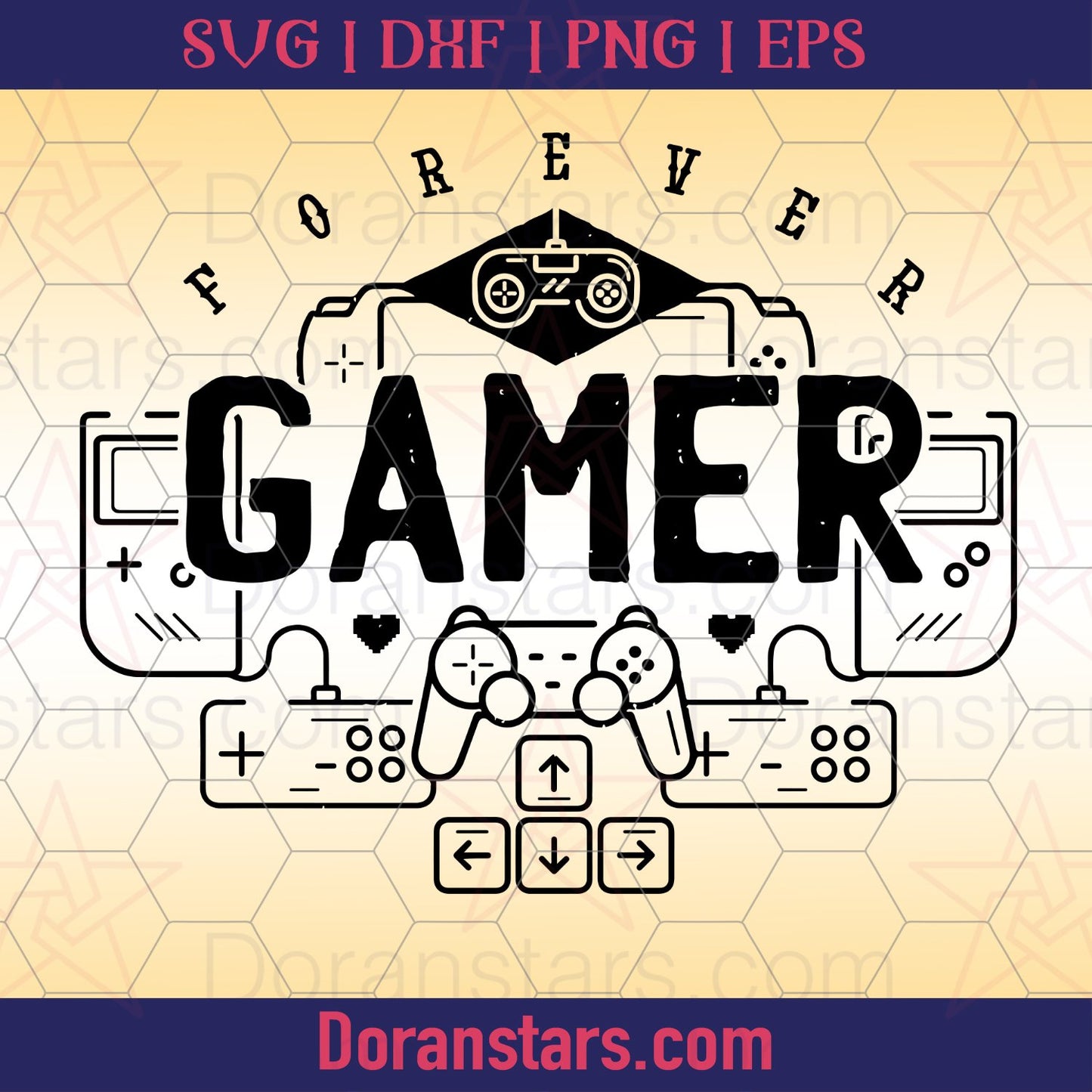 Fortnite Lovers - Forever Gamer Svg, Instant Download - Doranstars.com
