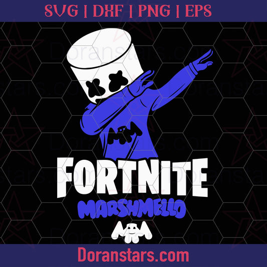 Fortnite Marshmello Svg, Instant Download - Doranstars.com SVG Design cut file for Cricut & Silhouette by DoranStars