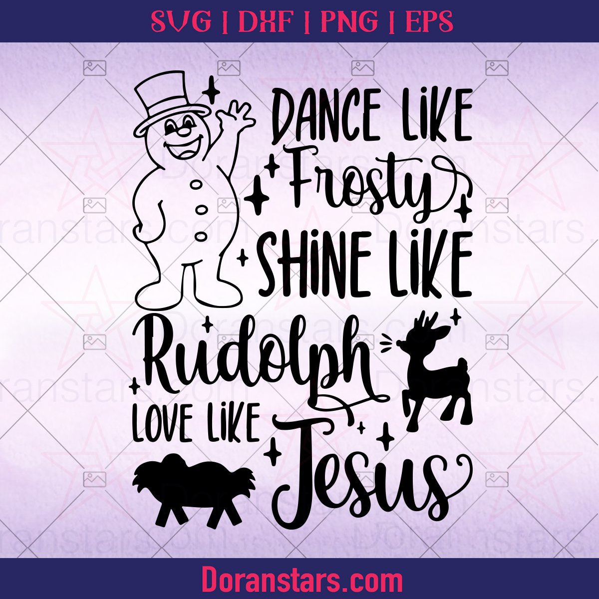 Frosty the Snowman SVG Digital Cut File Dance Like Frosty SVG Christmas svg Cricut Cut File Instant Download - Doranstars