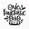 Funny Dad Halloween Svg One Fangtastic Dad Svg Free Halloween designs for Your