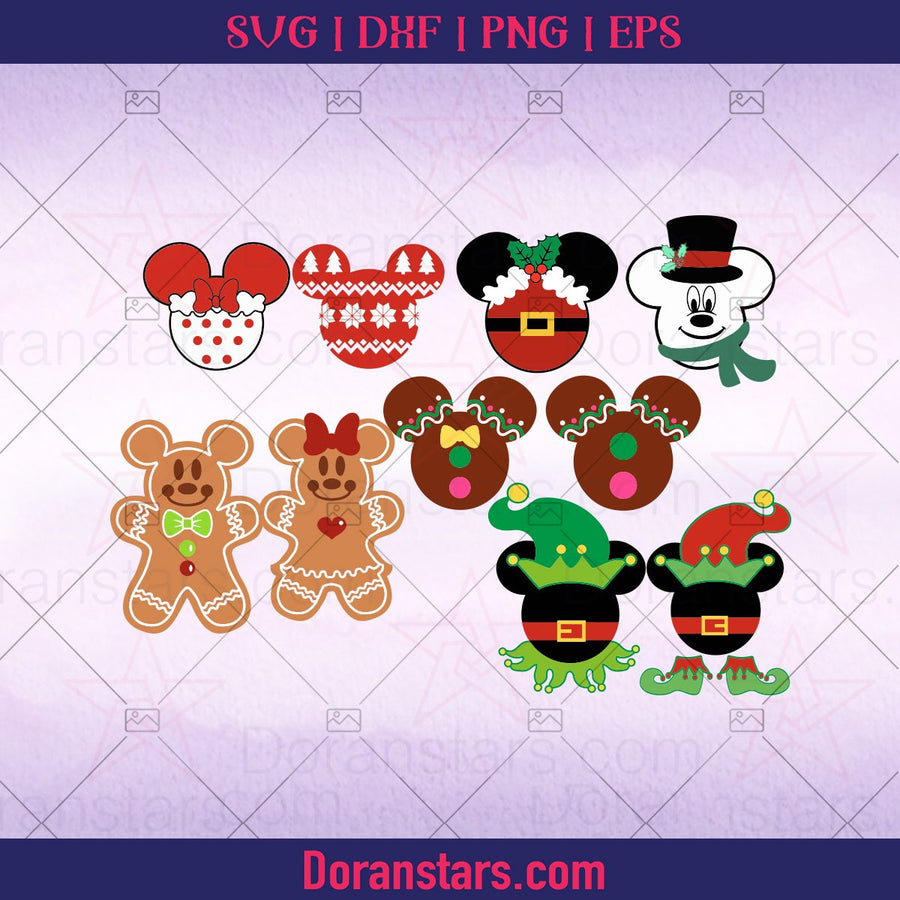 Gingerbread svg, Moose svg, Reindeer Christmas svg Instant Download - Doranstars