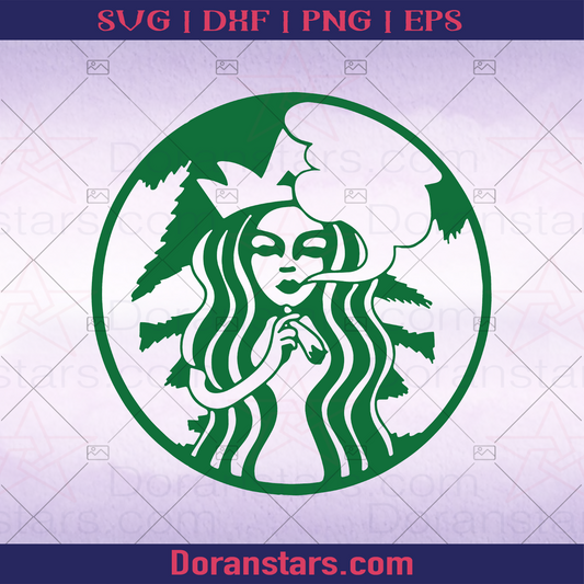 HIGHland coffee, HIGHgirl logo, Svg Files For Cricut, Dxf, Eps, Png, Cricut Vector, Digital Cut Files Download