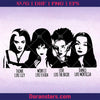 Halloween Svg The Bride of Frankenstein, Vampira Elvira, Lily Munster, Morticia Addams svg