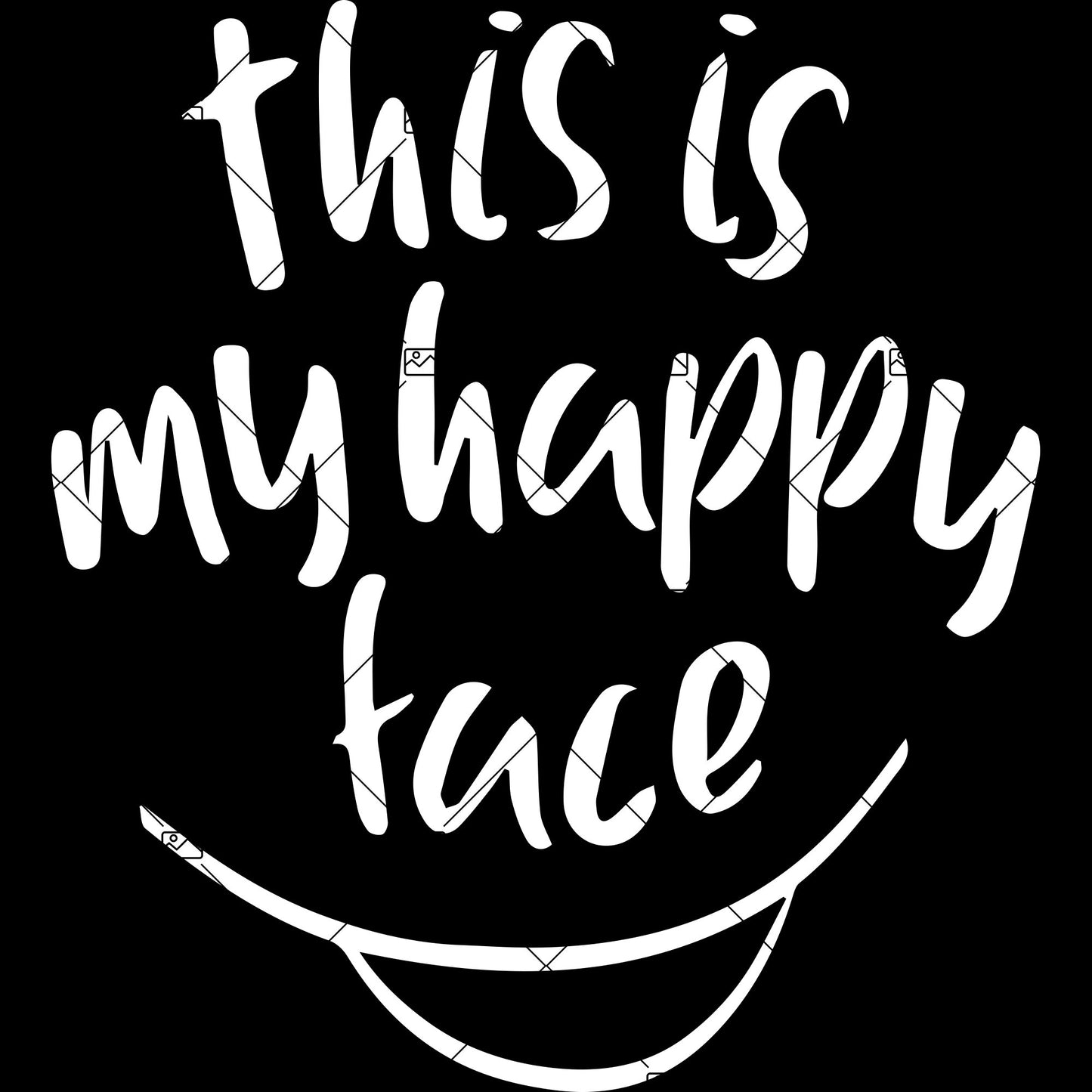 Happy face mask svg artwork quarantine vector typography, quarantined SVG PNG Eps Dxf Cutting File Cricut Digital File
