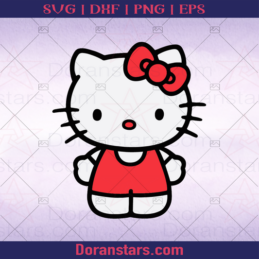 Hello Kitty Cute Kitty, Hello Kitty Character, Kid Character, Cute Character, hello Kitty Wallpaper logo Cat SVG cut file
