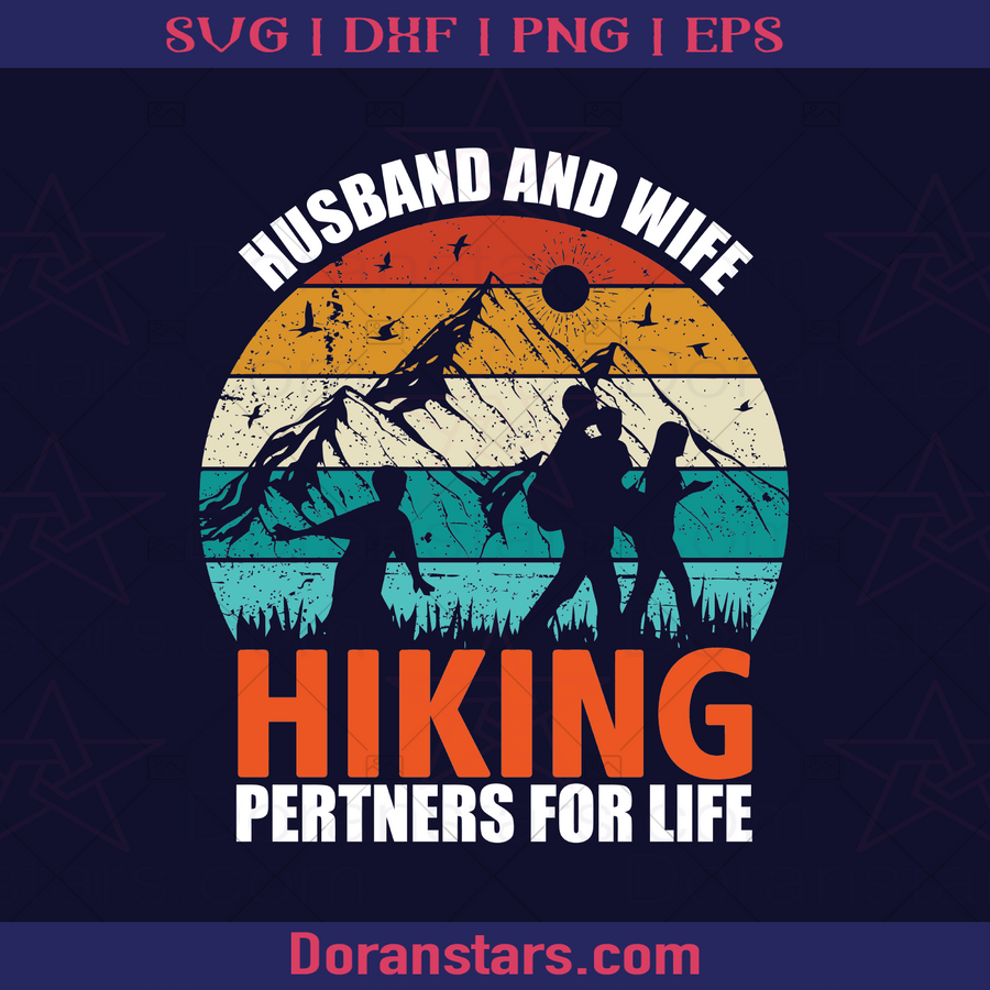 Husband and Wife Family, Love, Couple, Honeymoon, Father's Day logo, Svg Files For Cricut, Dxf, Eps, Png, Cricut Vector, Digital Cut Files Download - doranstars.com