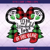 It's the most wonderful time of the year Inspired by Mickey Mouse svg Minnie Mouse Svg Disney svg  Instant Download - Doranstars