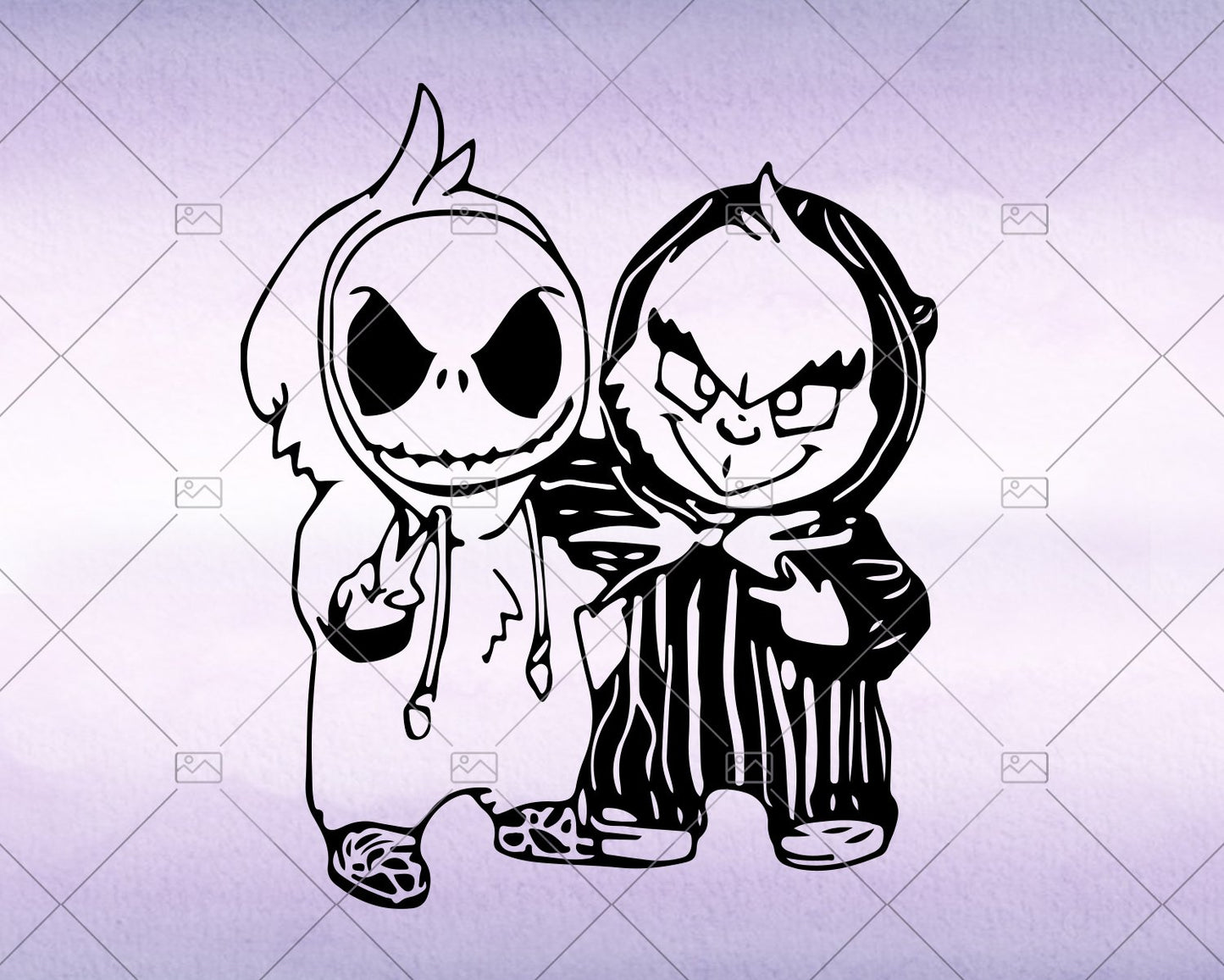 Jack and Grinch - Christmas svg 2020 - Instant Download - Doranstars