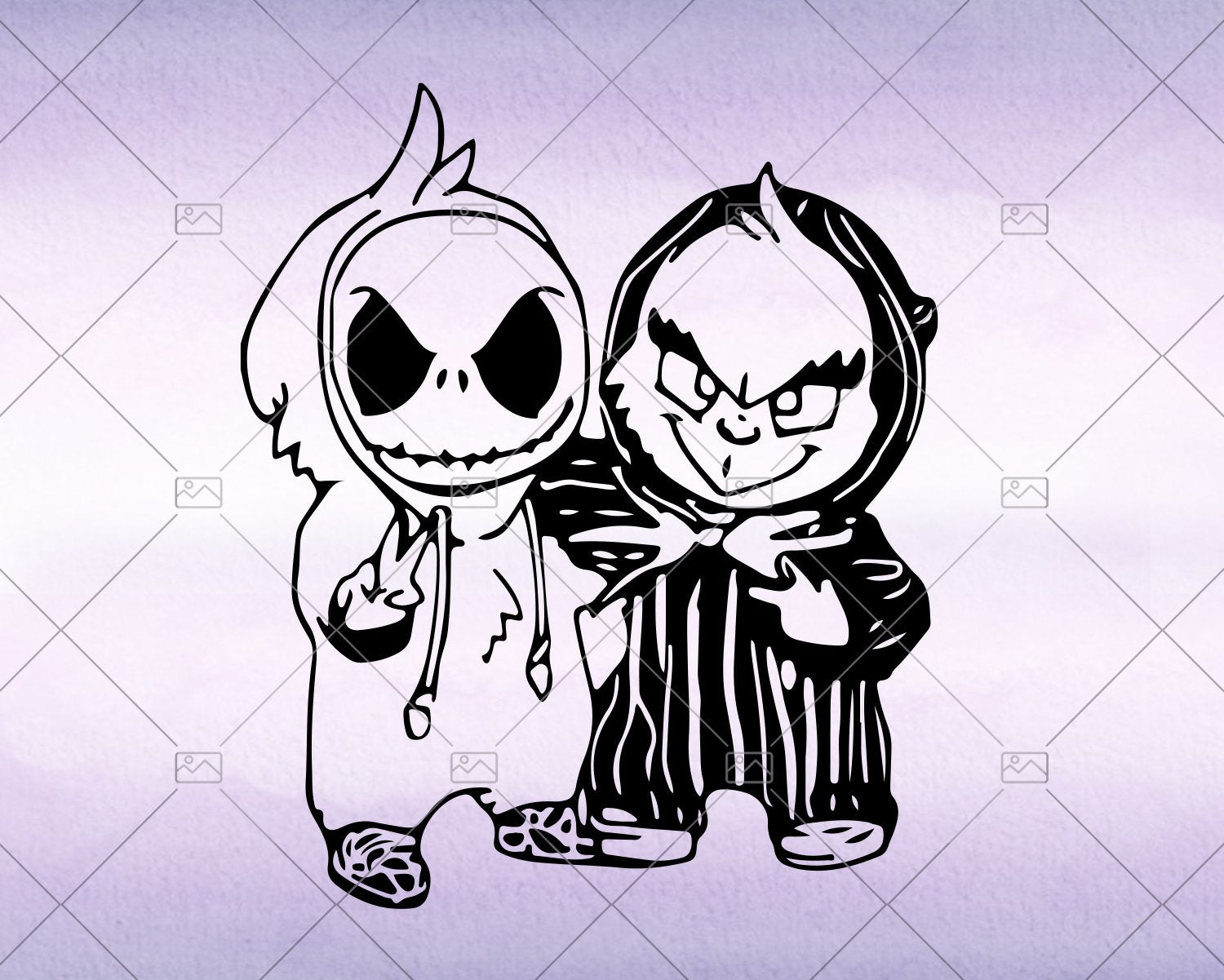 Jack and Grinch - Christmas svg 2020 - Instant Download - Doranstars