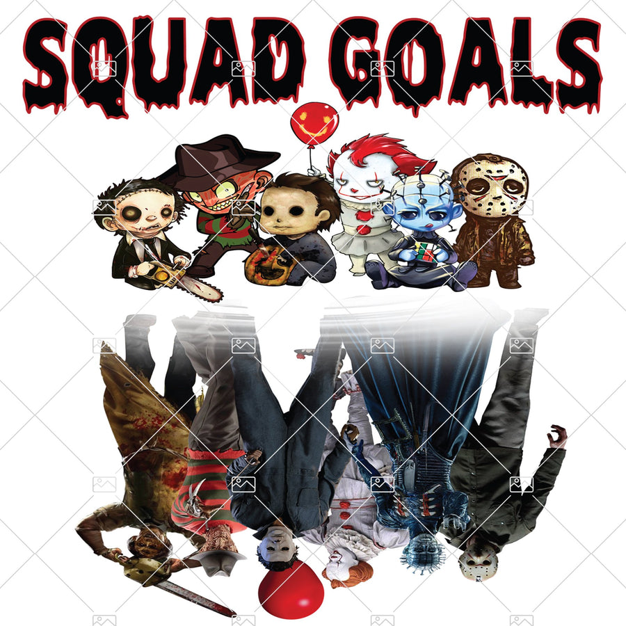 Jason and Friends Squad Goals Sublimation PNG, Instant Download, Halloween Shirt png Horror Movie PNG, Scary Movie PNG Clipart Halloween PNG