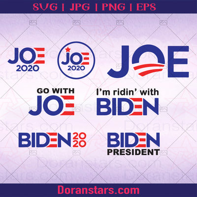 Joe Biden SVG PNG bundle Go with Joe Biden Logo I’m ridin’ with Biden Biden President