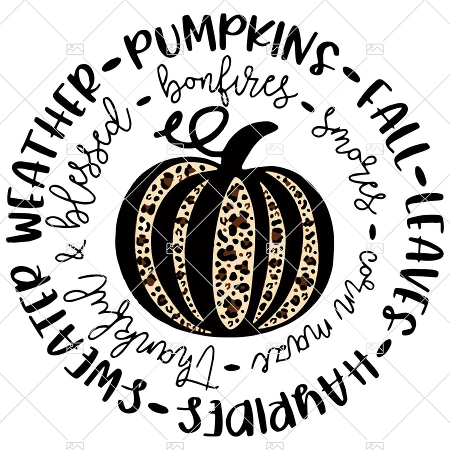 Leopard Pumpkin Svg, Leopard Pumpkin, Fall Svg, Pumpkins Svg, Sweater Weather Svg, Fall Svg Design, Thankful & Bless Svg