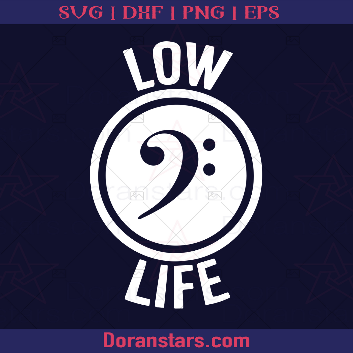 Low Life Guitar Bass Music, Rock, Rock Music, Rock And Roll, Old School Rock logo, Svg Files For Cricut, Dxf, Eps, Png, Cricut Vector, Digital Cut Files Download - doranstars.com