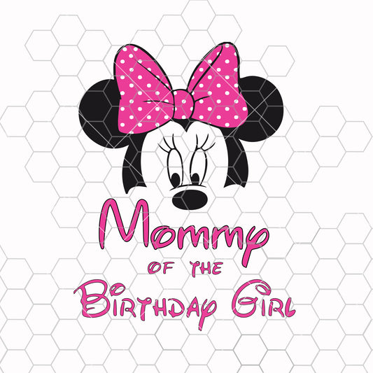 Mom of the Birthday Girl SVG PNG Cutting