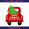 Christmas Svg, Merry Christmas Svg, Pick Up Truck Tree -  Free SVG, Instant Download - Doranstars