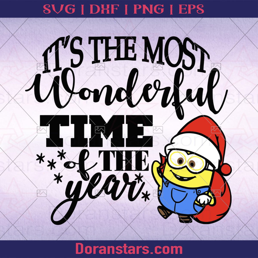 Minion svg, it's the most wonderful time of year svg - Instant Download - Doranstars