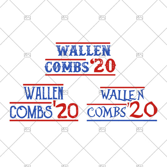 Morgan Wallen and Luke Combs 2020 Instant Download PNG/SVG/PDF/Eps files | Png for sublimation