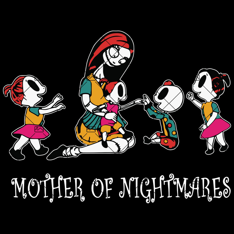 Mother Of Nightmares SVG, Mother's Day SVG, Nightmare Before Christmas SVG