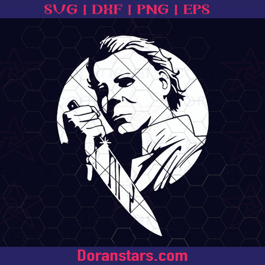 Michael Myers Svg Halloween svg Horror Halloween svg files for cricut