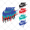 Nike Color Drip SVG, Nike DXF, Just Do It, Nike Cut File, Vector