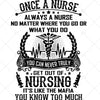 Once A Nurse-Get Out Of Nursing Digital Cut Files Svg, Dxf, Eps, Png, Cricut Vector, Digital Cut Files Download