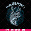 Palmetto Pursuit logo, Svg Files For Cricut, Dxf, Eps, Png, Cricut Vector, Digital Cut Files, Fishing, Hunting 
