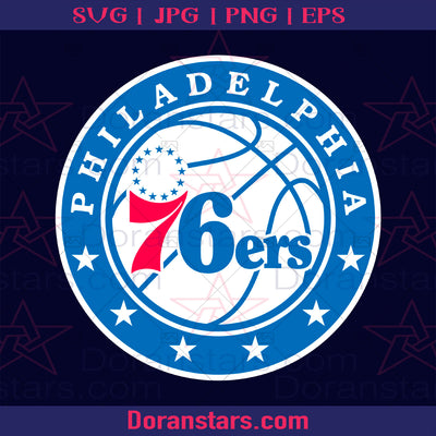 Philadelphia 76ers Digital Cut Files Svg, Dxf, Eps, Png, Cricut Vector, Digital Cut Files Download