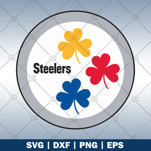 Pittsburgh Steelers, St Patrick's Day logo, Svg Files For Cricut, Dxf, Eps, Png, Cricut Vector, Digital Cut Files, Football, Festival, Sport, Sport team